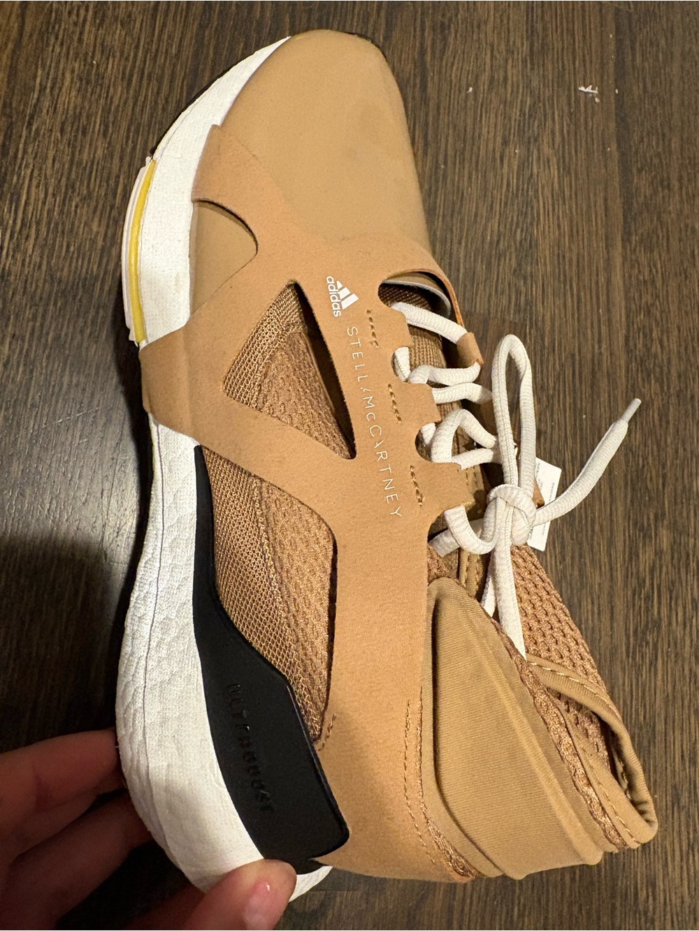 Stella McCartney Tan and White Athletic Sneakers - Picture 13 of 16